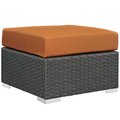 East End Imports Sojourn Outdoor Patio Ottoman- Canvas Tuscan EEI-1855-CHC-TUS